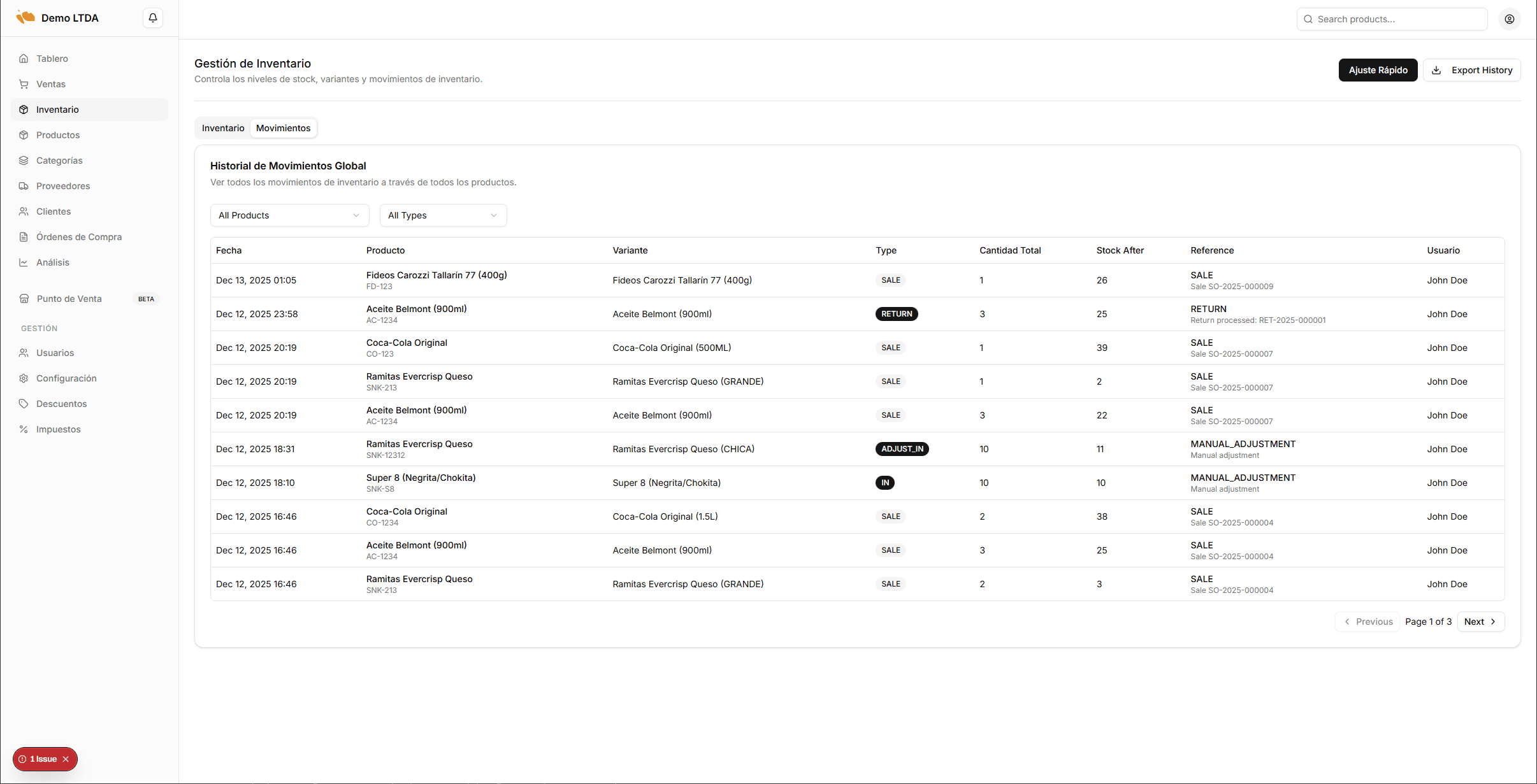 Inventory Management